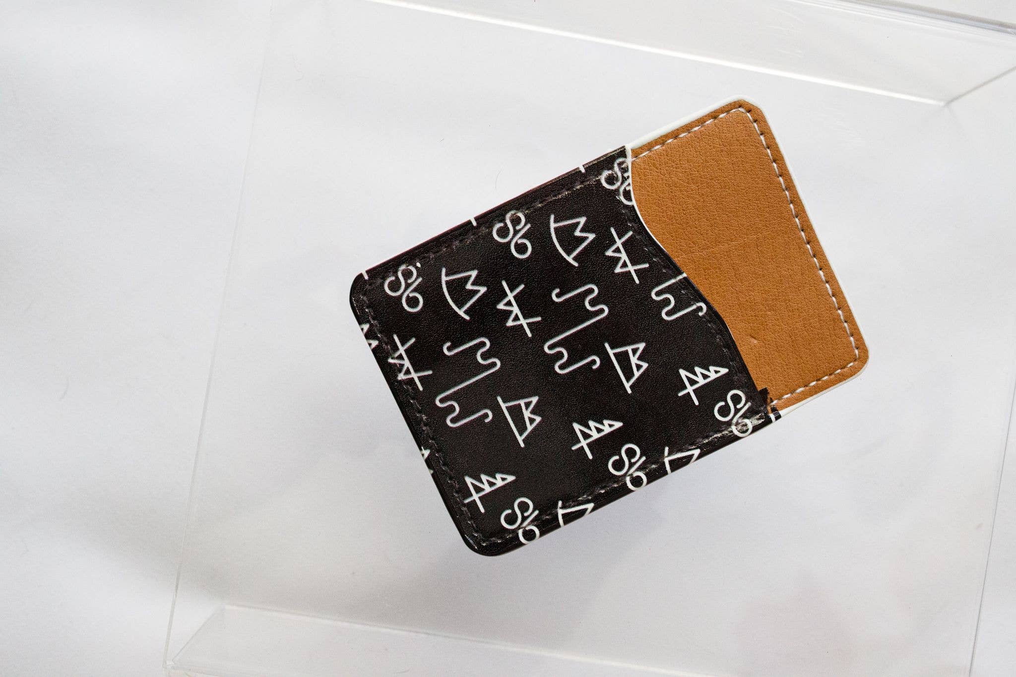 Black Brand Phone Pocket