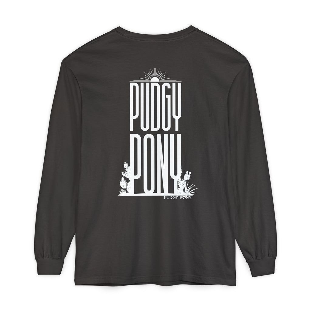 Pudgy Pony Howdy Long Sleeve Tee