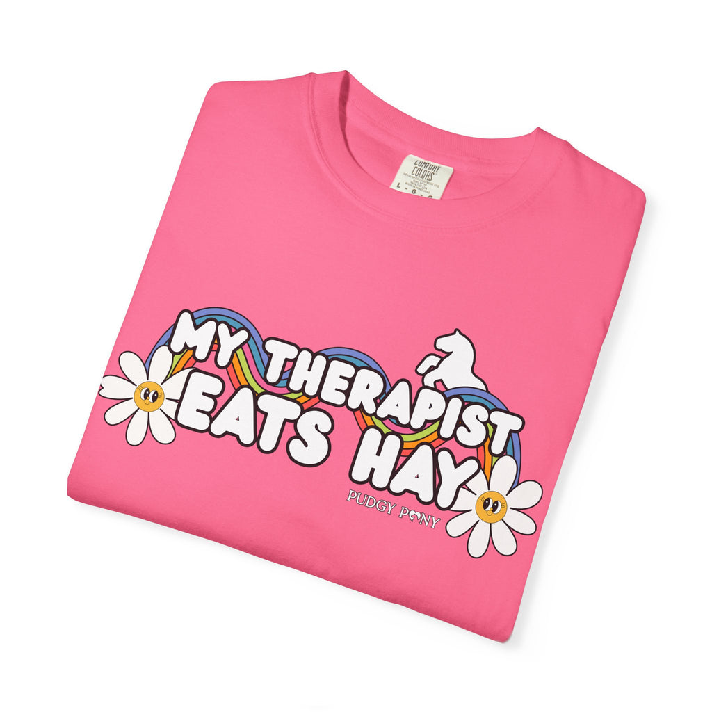 Pudgy "My Therapist Eats Hay" Graphic Tee