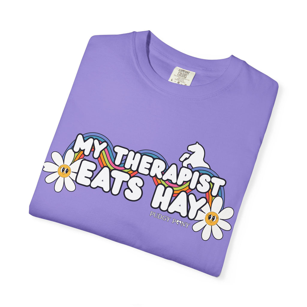 Pudgy "My Therapist Eats Hay" Graphic Tee