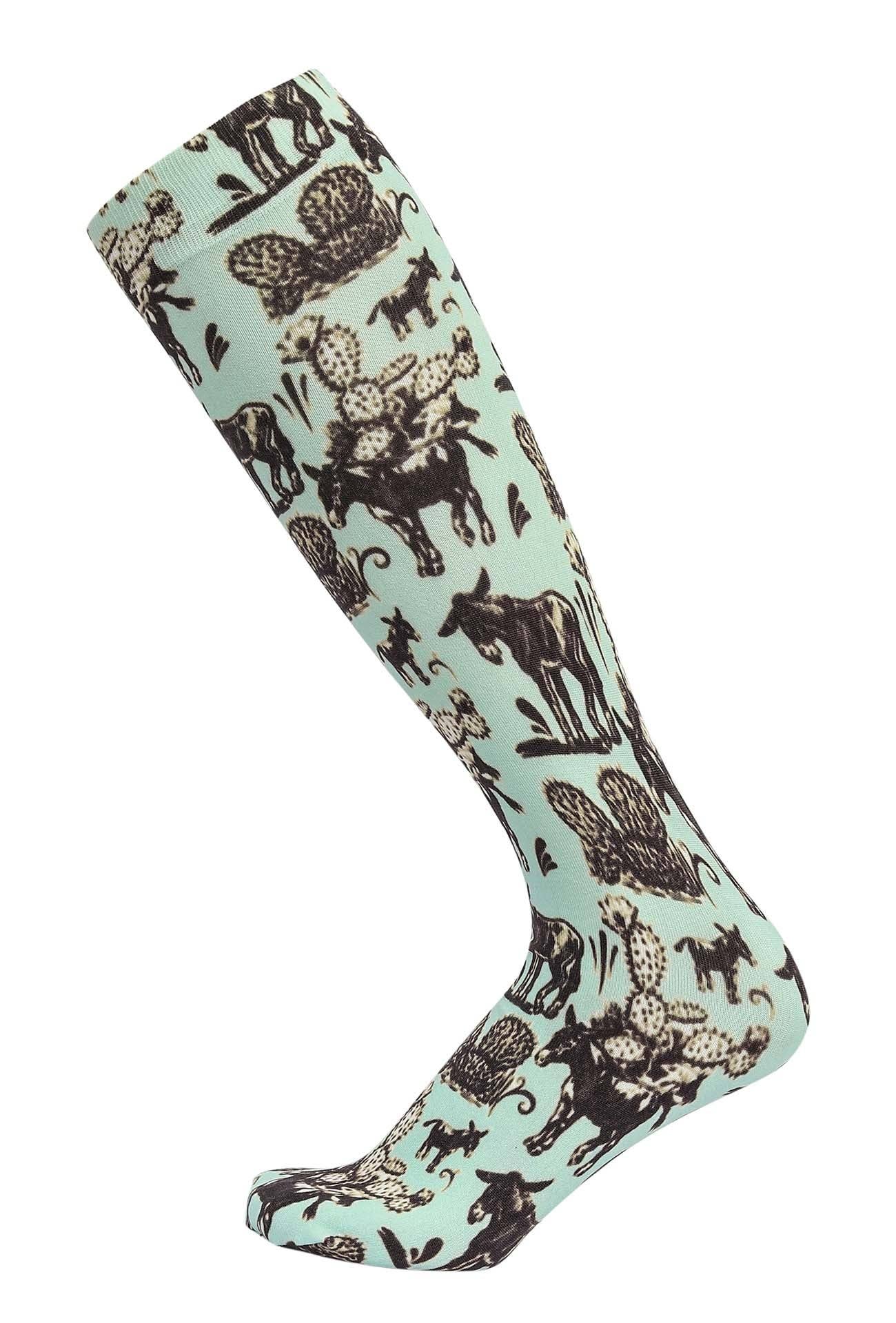 AWST Int'l Cactus Donkeys Socks