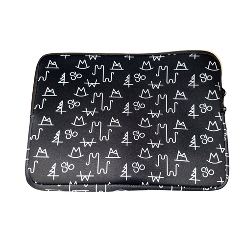 Black Brand Laptop Case