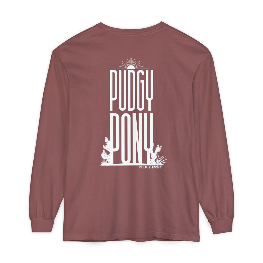Pudgy Pony Howdy Long Sleeve Tee