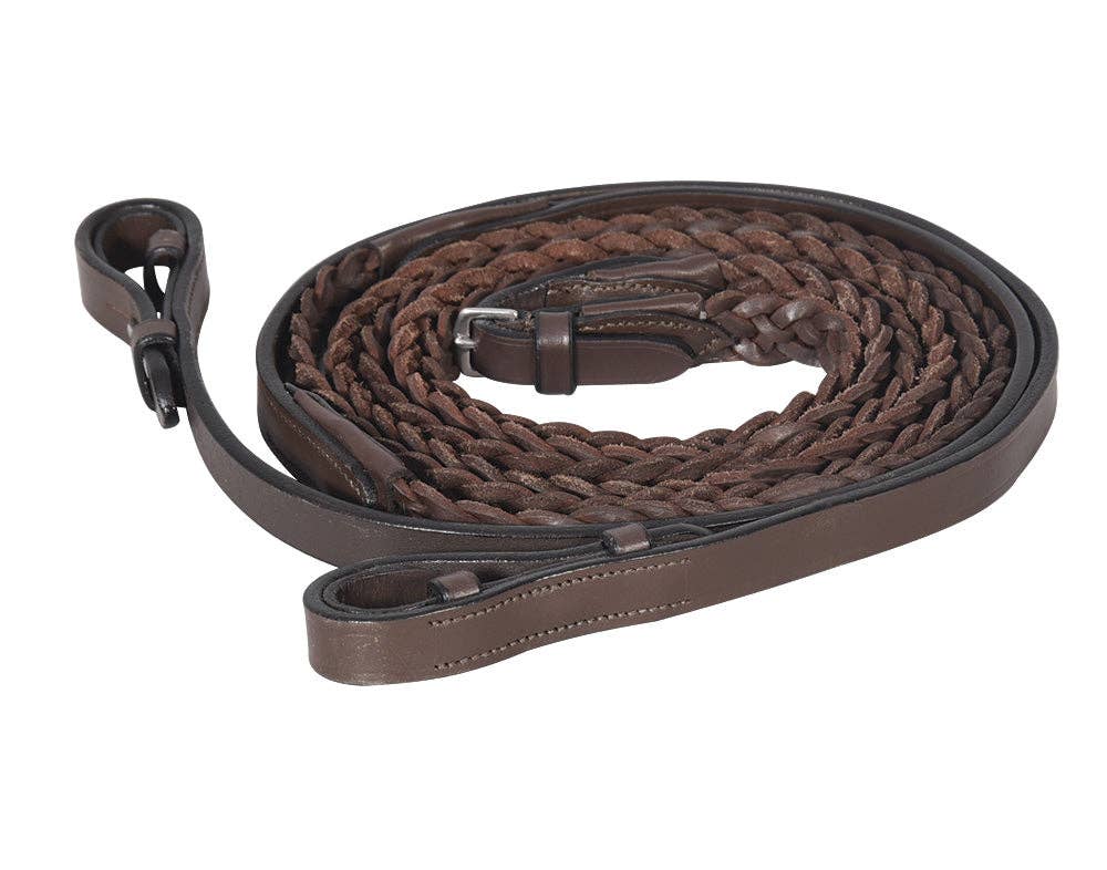 Henri de Rivel Advantage Plaited Reins X-Long