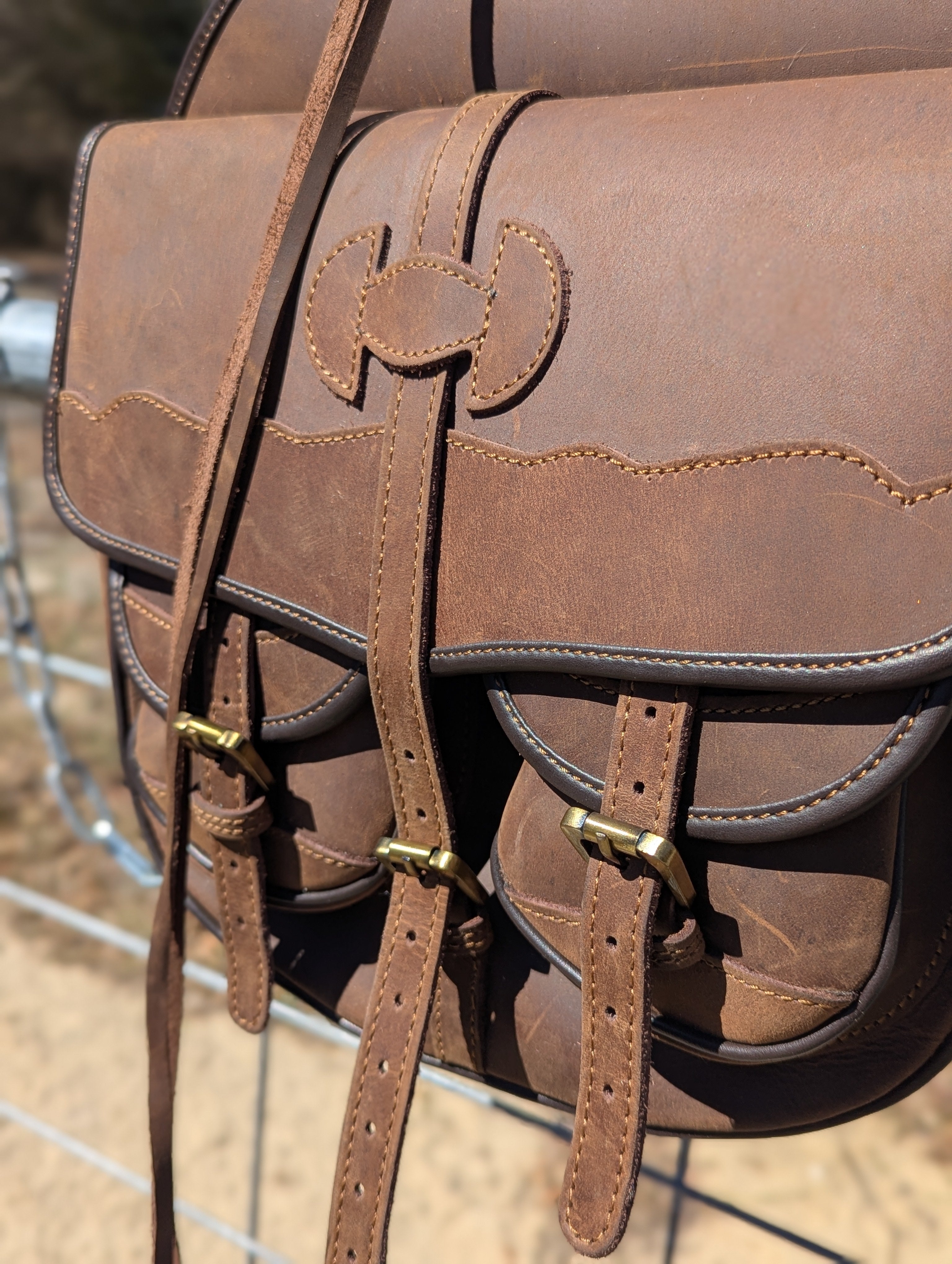 Leather Saddle Bags