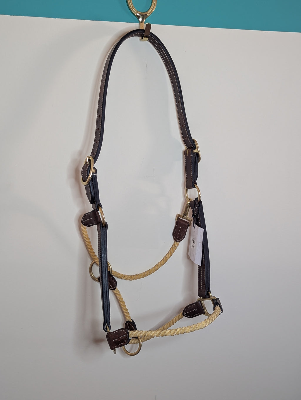 Rope Nose Leather Halter FULL SIZE